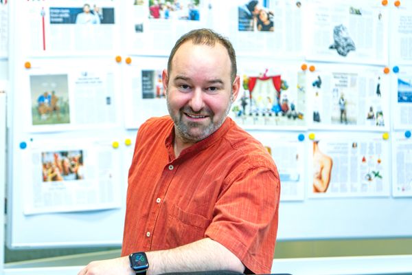 Porträtfoto von Erich Repe, Artdirektor Kleine Zeitung